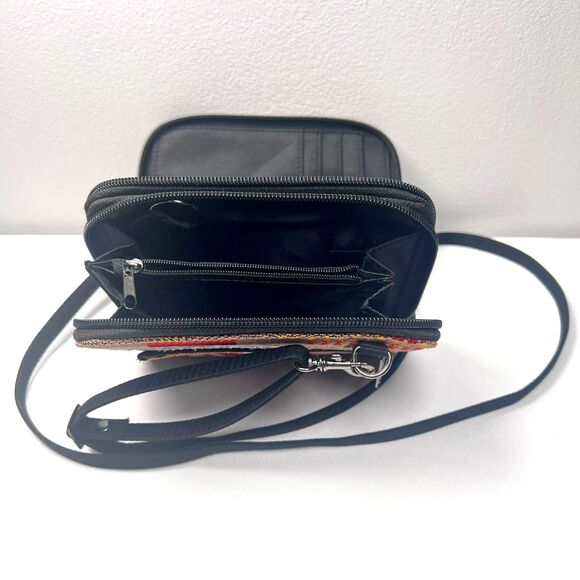 Pendleton Crossbody Wallet Purse – Wool Jacquard Southwest Pattern - Picture 8 of 8